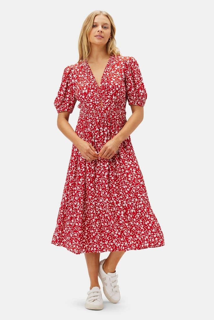 Danielle Viscose Crepe Dress