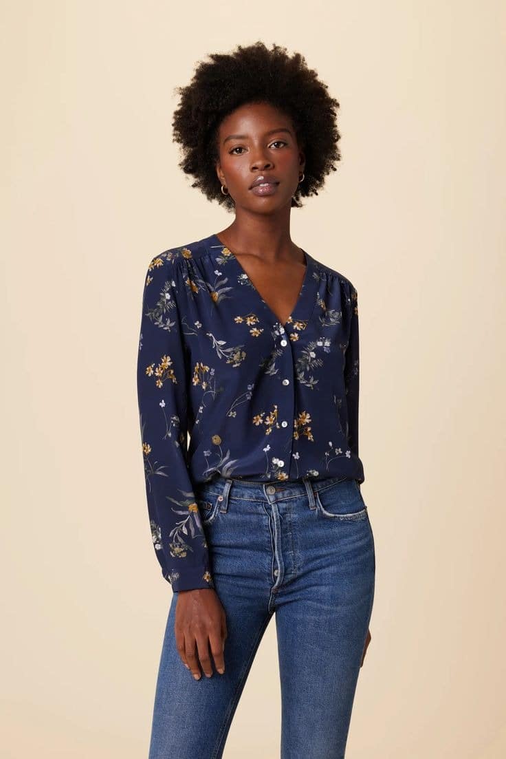 Kaya Washable Silk Blouse