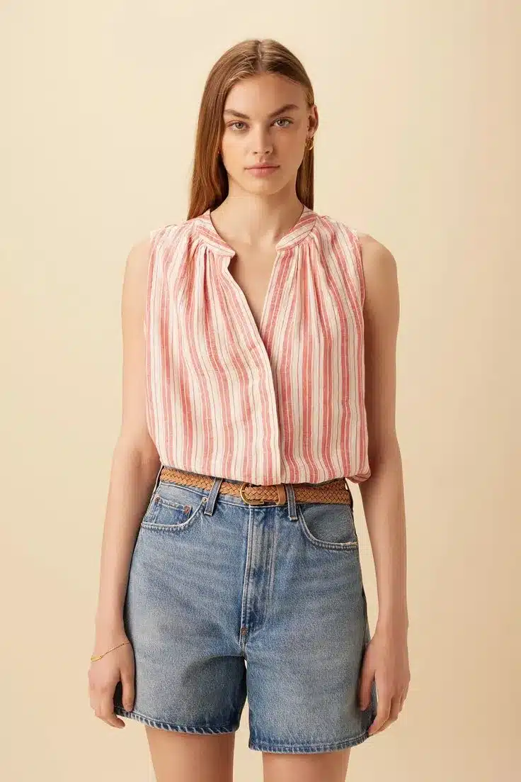 Dawn Linen Blouse