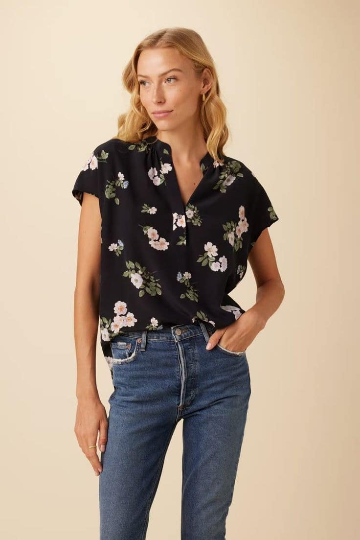 Renata Washable Silk Blouse