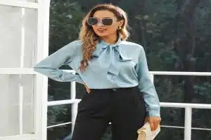 Milla Washable Silk Bow Blouse