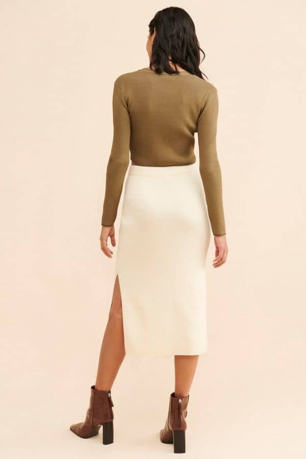 Vindy Viscose Knit Skirt