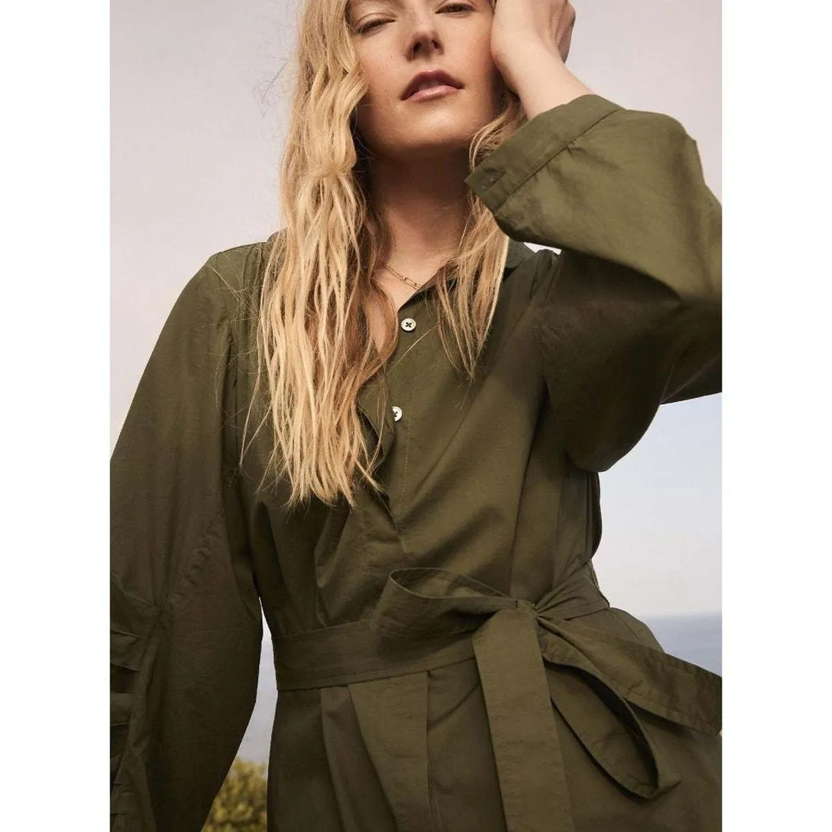 Averi Organic Cotton Shirt Dress