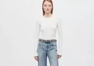 Eleanor Long Sleeve Baby Rib Tee
