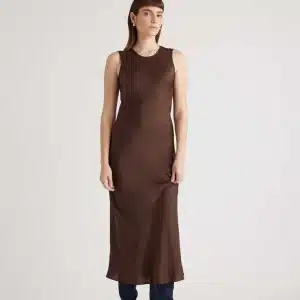 Elma Washable Silk Dress blends luxury with easy care comfort