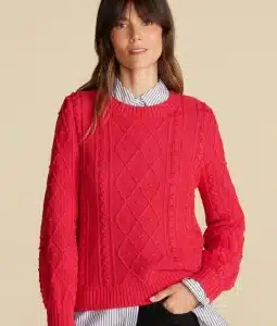Cozy and Stylish Faedra Organic Cotton Sweater