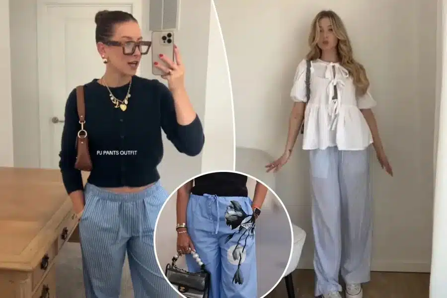 From Bed To Best-Dressed Mastering The Pajama Pant Trend