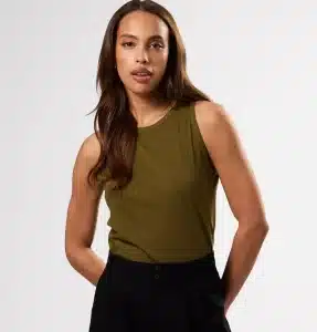 Jillian Organic Cotton Tank is Breathable Comfort for Summer