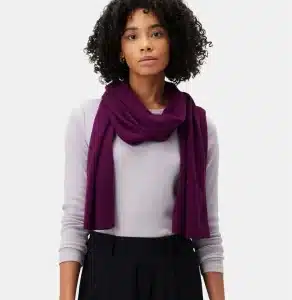 Experience the Softness of Jolie Recycled Cashmere Scarf 