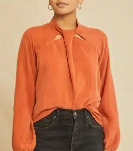 Papillon Cottonseed Cupro Blouse