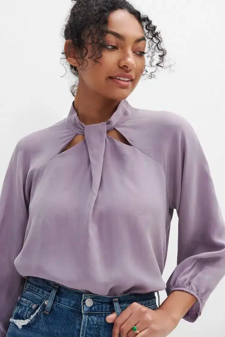 Papillon Cottonseed Cupro Blouse