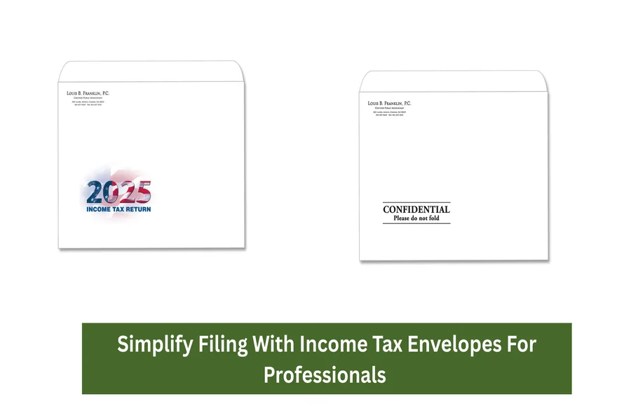 Simplify Filing With Income Tax Envelopes For Professionals 