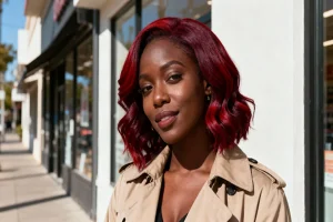 Beautiful & Timeless Black Hairstyles: Your Beauty with Bold Red Styles
