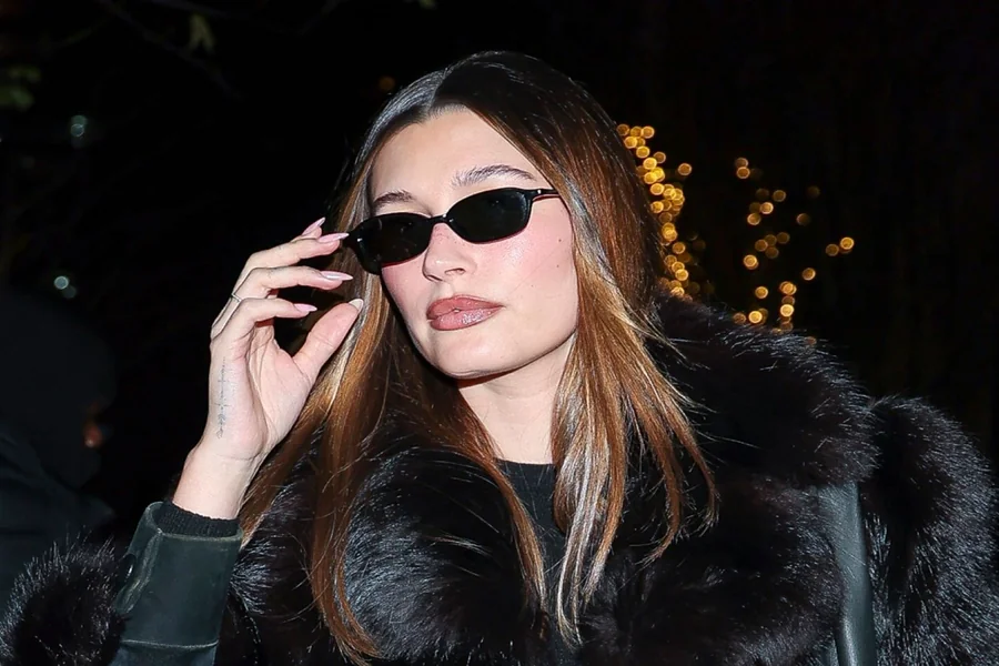 Black Cropped Fur Coat