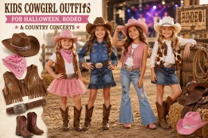 Kids Cowgirl Outfits for Halloween, Rodeo & Country Concerts