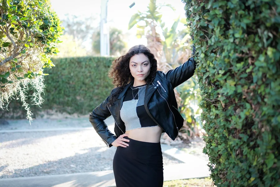 Cropped Leather Jacket