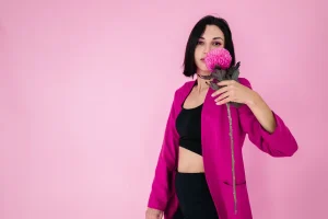 Fuchsia Blazer Styles Brightening Modern Fashion Trends