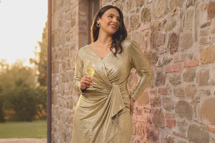 gold birthday dress