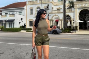 Green Leather Shorts Style Guide for Modern Fashion