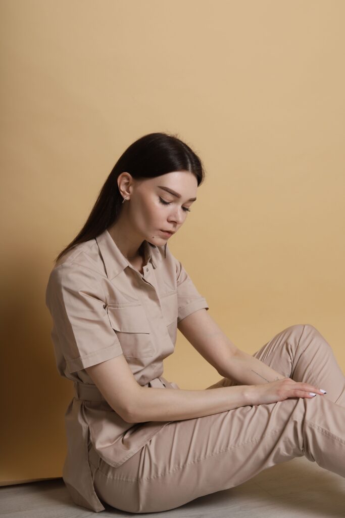 khaki romper