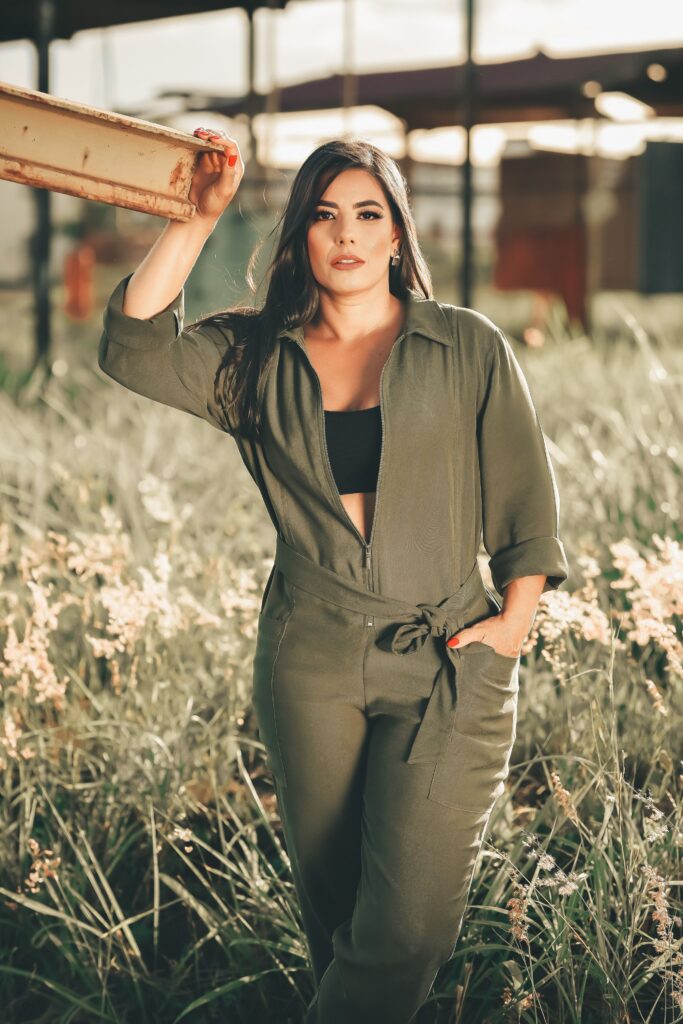 khaki romper