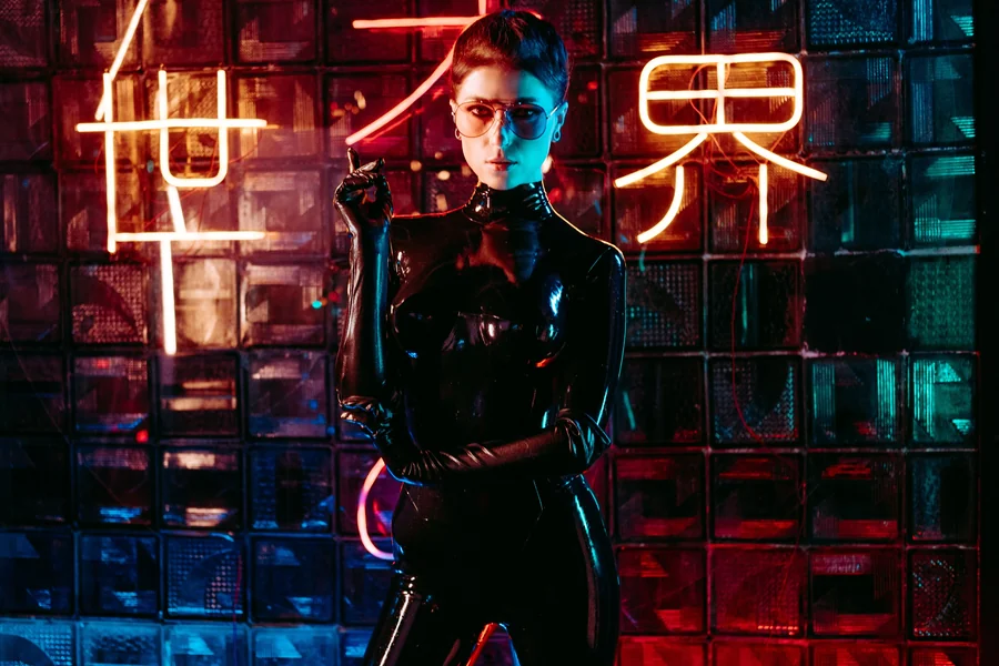 latex dress